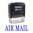 thumbnail image 2 of Printtoo Rubber Stamp Office Stationary AIR MAIL Self Inking Stamp-Blue, 2 of 2