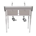 thumbnail image 4 of Autrinix Commercial-Grade Stainless Steel Sink with Two Deep Compartments, 360° Rotating Faucets, and X Infusion Drainage – Perfect for Kitchen, Laundry, and Restaurant Use, 4 of 11