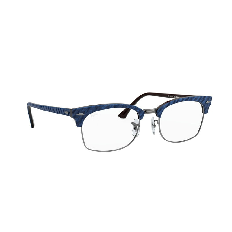 Ray-Ban Clubmaster Wrinkled Blue Sunglasses