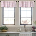 thumbnail image 4 of LALILO Kitchen Curtain Valance Tie Dye Colorful Boho Ink Rod Pocket Window Curtain 52"x 18" Set of 2, 4 of 7