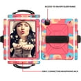 thumbnail image 6 of iPad Air 4 Case 10.9 Inch 2020,iPad Pro 11 Case,Hybrid Shockproof Rugged Heavy Duty Full-Body Drop Protection Stand Kids Case with Shoulder Strap for iPad Air 4th Gen/iPad Pro 11,Colorful Pink, 6 of 7