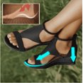 thumbnail image 5 of Samickarr Summer Sandals For Women Indoor And Outdoor Wide Summer Womens Open Toe Platform Casual Shoes Solid Color Zipper Wedges Sandals, 5 of 8