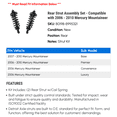 thumbnail image 2 of Rear Strut Assembly Set - Compatible with 2006 - 2010 Mercury Mountaineer 2007 2008 2009, 2 of 2