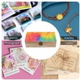 thumbnail image 5 of 7.9×2.3 In Wooden Boxes Durable Easy To Use Dustproof Prevent Slippery Delicate And Cabinet MediumVioletRed Tie Dye Background Rainbow Colors_2, 5 of 8