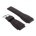thumbnail image 2 of NEW 24MM GENUINE LEATHER WATCH BAND STRAP FOR BELL & ROSS BR-01-BR-03 WATCH GREY, 2 of 2