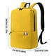 thumbnail image 2 of Mochila para mujeres con almacenamiento cosmético para la escuela mochila casual para adolescentes de viaje diario color amarillo, 2 of 3