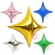 thumbnail image 2 of Globo de estrella de 4 puntas de oro rosa y plata para niños, decoración de fiesta de cumpleaños, regalo, juguete clásico, globos de aire para bebés, suministros para bolas, 2 of 4