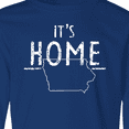 thumbnail image 4 of Inktastic It's Home- State of Iowa Outline Distressed Text Long Sleeve Youth T-Shirt, 4 of 5