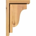 thumbnail image 3 of 5 1/2"W x 8"D x 12"H Newport Smooth Corbel w/Backplate, Western Red Cedar, 3 of 9