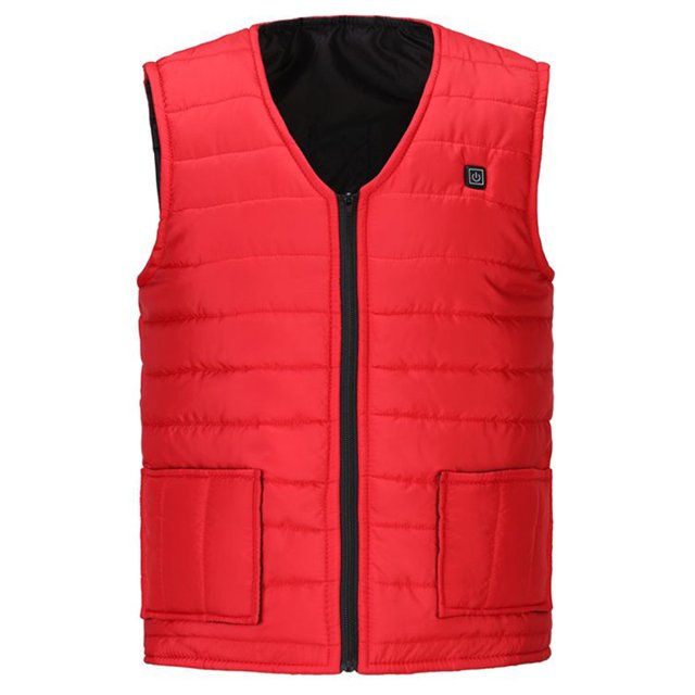 Chaleco Calefactor Eléctrico Chaleco calefactor de carga unisex lavable 3 niveles de calefacción para caza deportiva senderismo