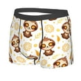 thumbnail image 2 of Bingfone Sloth Yoga Men'S Underwear - Casual Stretch Boxer Briefs-Medium, 2 of 9