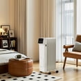 thumbnail image 7 of VINGLI Oil Filled Radiator Heater w/Remote & APP Control, 1500W Portable Space Heater with Adjustable Thermostat, 24H Timer, Tip-Over & Overheat Protection for Indoor Use,  Bedroom Office, White, 7 of 7