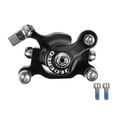 thumbnail image 2 of Freno de disco de patinete eléctrico de aleación de aluminio, calibre delantero/ izquierdo/derecho para Mini bicicleta eléctrica , Negro, Izquierda Macarena freno de disco de scooter, 2 of 8