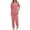 Hot Pink, variant on Women's Two Piece Tracksuit Short Sleeve Round Neck T-Shirt with Joggers Pants Cotton Blend Soft Workout Running Outfits Hot Pink,S