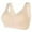 Beige#2, variant on fheaev Front Closure Bras For Women Plus Size Post Surgery Brassiere Full Coverage No Underwire Wireless Snap Closing Convenient Everyday Bra Front Button Older Women Front Buckle Corset Bra
