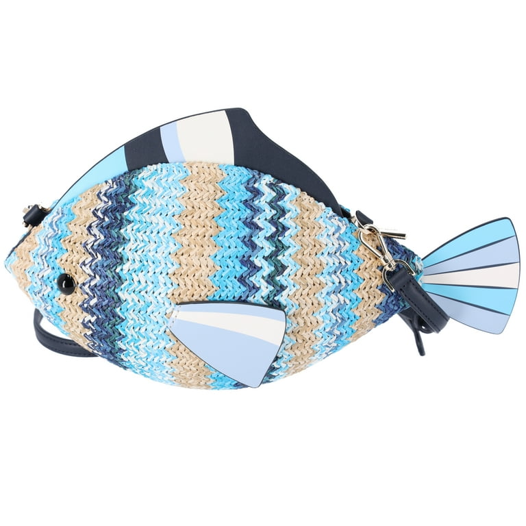 ショルダーバッグ・ポシェット Kate Spade What A Catch 3D Fish Crossbody Kate Spade KG739 What A Catch 3D Fish Crossbody Novelty Blue