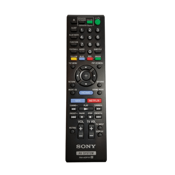 Replacement Remote Control RM-ADP111 for SONY AV Systems BDVE385, BDVE490, HBDN790W, BDVE390, BDVT79, BDVN790W, BDVE190, HBDE385