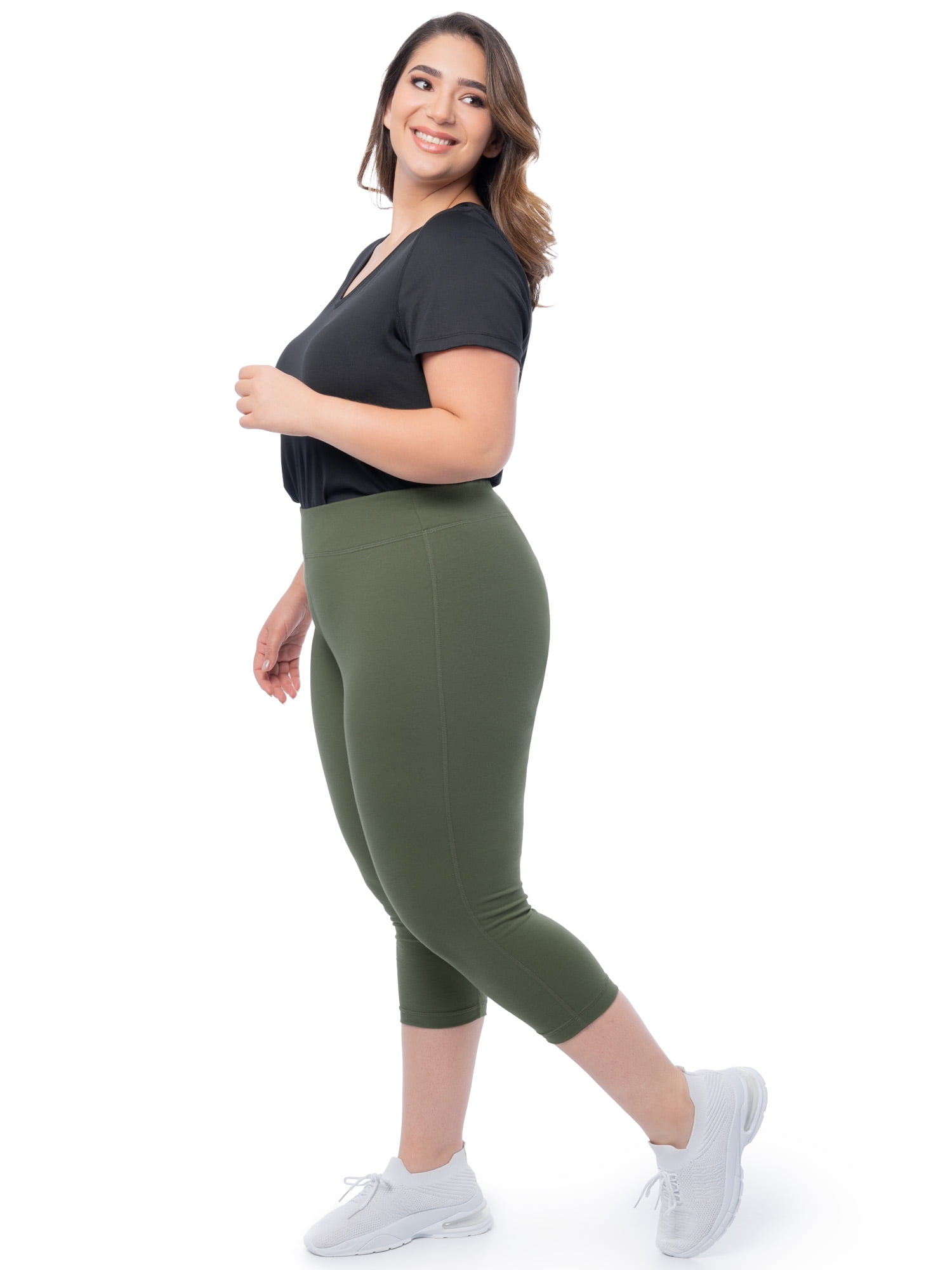 Athletic Works Women's Plus Size Core Active Capri Legging