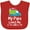 Red, variant on Inktastic My Papa Loves Me Grandson Truck Boys Baby Bib