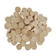 thumbnail image 1 of AMLESO 100x Unpainted Wooden Pieces DIY 0.8" Crafts Projects Natural Beech Chips Round, 1 of 8