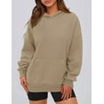 thumbnail image 3 of PRETTYGARDEN Womens Oversized Hoodies Fleece Hooded Sweatshirts Long Sleeve Pullover Tops 2025 Fall Outfits Winter Clothes, 3 of 10