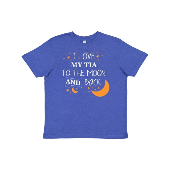 Inktastic I Love My Tia To The Moon and Back Youth T-Shirt