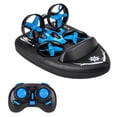 thumbnail image 1 of Drone RC JJRC JJRC H36F TERZETTO 3 en 1 Drone Barco Coche Agua Modo Tierra Modo Aire Modo 3 Altitud Mantener Modo sin cabeza RC Quadcopter Regalo para niños JJRC Drone RC, 1 of 7
