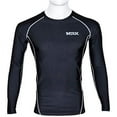 thumbnail image 5 of MRX Men’s Compression Shirts Athletic Gym training Workout Full Sleeve Black Grey M, 5 of 5