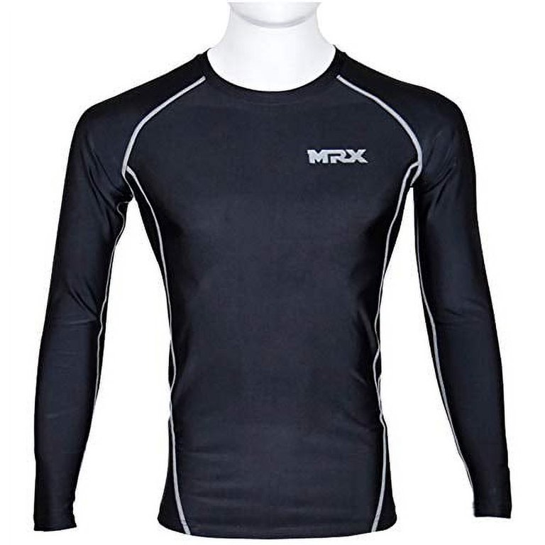 MRX Men's Compression Shirts Athletic Gym training Workout Active