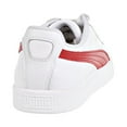thumbnail image 3 of Puma Clyde Core L Foil Men's Sneakers White/Barbados Cherry/Gold 364669-03, 3 of 6