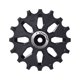 thumbnail image 1 of Greeniant Polea de cambio trasera práctica FOVNO, resistente al desgaste, ligera, guía de anchos, soporte de rueda, guía de volante Ciclismo Negro 16T, 1 of 6