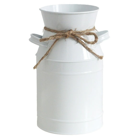 Milisten Metal Flower Bucket Decorative Nordic style Iron Flower Bucket Home Decoration
