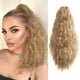 thumbnail image 1 of StrRid Pony Tails para mujeres Clip de garra Extensión de cola de caballo Ondulado 18 "" Clips sintéticos en colas de caballo Extensiones de cabello Pelucas postizos esponjosos para bodas uso diario 6, 1 of 5
