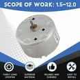 thumbnail image 5 of 3V-12V Mini DVD VCD Electric Motor 3V-2700RPM 6V-4000RPM -500TB-12560 ywm58, 5 of 6