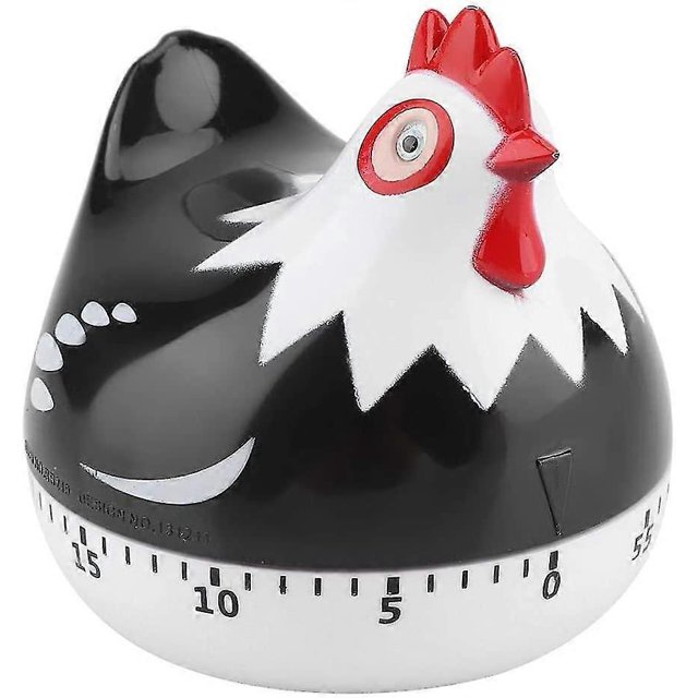 Digital Kitchen Timer Cute Chicken Shaped Mechanical Alarm Clock Gadget Countdown Clock Reminder Min