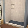 thumbnail image 2 of Tileable Shower Base 48"x36" with Integrated Center PVC Drain, Ready for Tile , 36-Inch Depth by 48-Inch Width , SBR4836 Tileable, 2 of 8