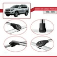 thumbnail image 4 of Compatible with Toyota Land Cruiser Prado (J150) 2010-2023 ACE-1 Car Roof Rack Cross Bar Grey Aluminium 3 Bars, 4 of 7