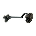 thumbnail image 5 of Renovators Supply Door Latch Lock 4" Hook Brass Swivel Style Hook and Eye Latch for Door in Oil Rubbed Bronze Finish w/Screws, 5 of 5