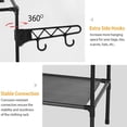 Free Standing Wardrobe Racks Oenbopo Heavy Duty Adjustable Garment Rack, Portable Wardrobe, Free ...