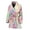 146, variant on Black Backed Spiral Tie Dye Women Bathrobe One Size Univeral Fits, Tie Dye Pattern Fashion Lightweight Plush Fleece Long Robe For Women