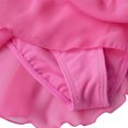 thumbnail image 4 of TSSOE Girls' Kids Flutter Short Sleeve Ballet Dance Tutu Dress Skirted Leotard Gymnastics Rose 12-14, 4 of 5