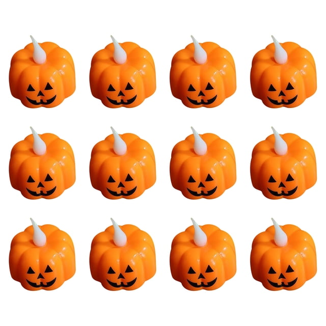 Fiudx Linterna de Calabaza de Halloween, Cadena de Luces Led, Decoración Nocturna Espeluznante, Adorno para Bares y Fiestas, Versátil para El Hogar y El Centro Comercial, Funciona con Pilas, Juego de