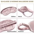 thumbnail image 3 of CHAO Mascarilla de noche para dormir de seda Natural pura, parche ocular de seda Mrier de 19 Mommes para dormir, suave, cómodo, opaco, con los ojos vendados, mujeres/hombres/adultos, 3 of 5