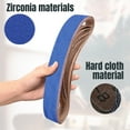 thumbnail image 5 of POWERTEC 6PK 2 x 42 Inch Zirconia Sanding Belts, 60 Grit Belt Sander Sanding Belt for Belt Sander, Belt and Disc sander, Woodworking, Metal Grinding, Derusting, 424206Z-6, 5 of 7