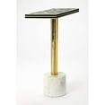 thumbnail image 3 of Butler Specialty Accent End Table In Black Bone Inlay And Brass, 3 of 5