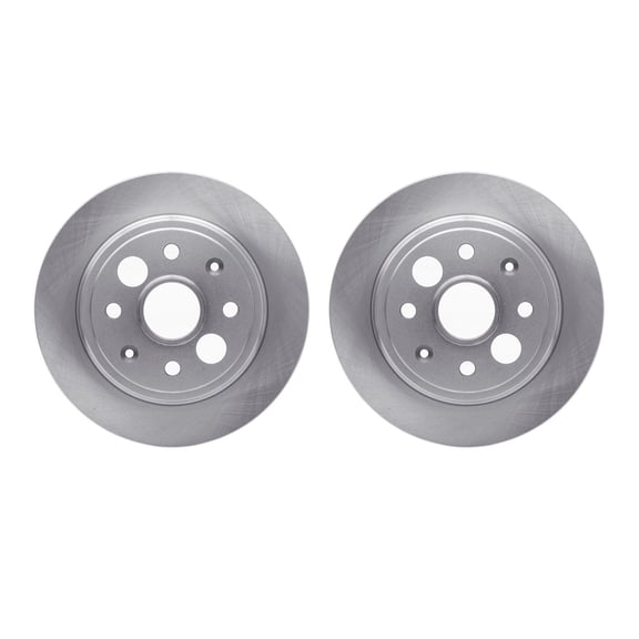 Dynamic Friction Company Rear Brake Rotors 6002-58000
