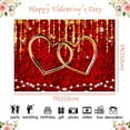 thumbnail image 4 of 7×5FT Valentine's Day Backdrop Red Rose Backdrop for Photography Love Hearts Backdrop Wedding Anniversary Wedding Ceremony Party Supplies, 4 of 5