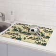 thumbnail image 6 of Sikiie Camping Caravan 1 Dish Drying Mat, Kitchen Counter Mat, Self Drying Mat for Kitchen Counter Dish Drying Pad ,for Dishes, Utensils, Pots and Pans（24" x 18"）, 6 of 7