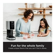 Ninja CN301CO CREAMi Ice Cream Maker, Silver, 7-Speed, for Gelato, Mix-ins, Milkshakes