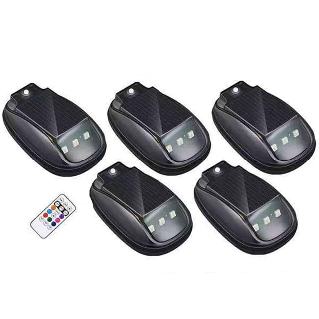 Dickly Solar Cab Light 7 Light Colors Replace Easy to Install Vehicles Attachment Spare 5Pcs Light